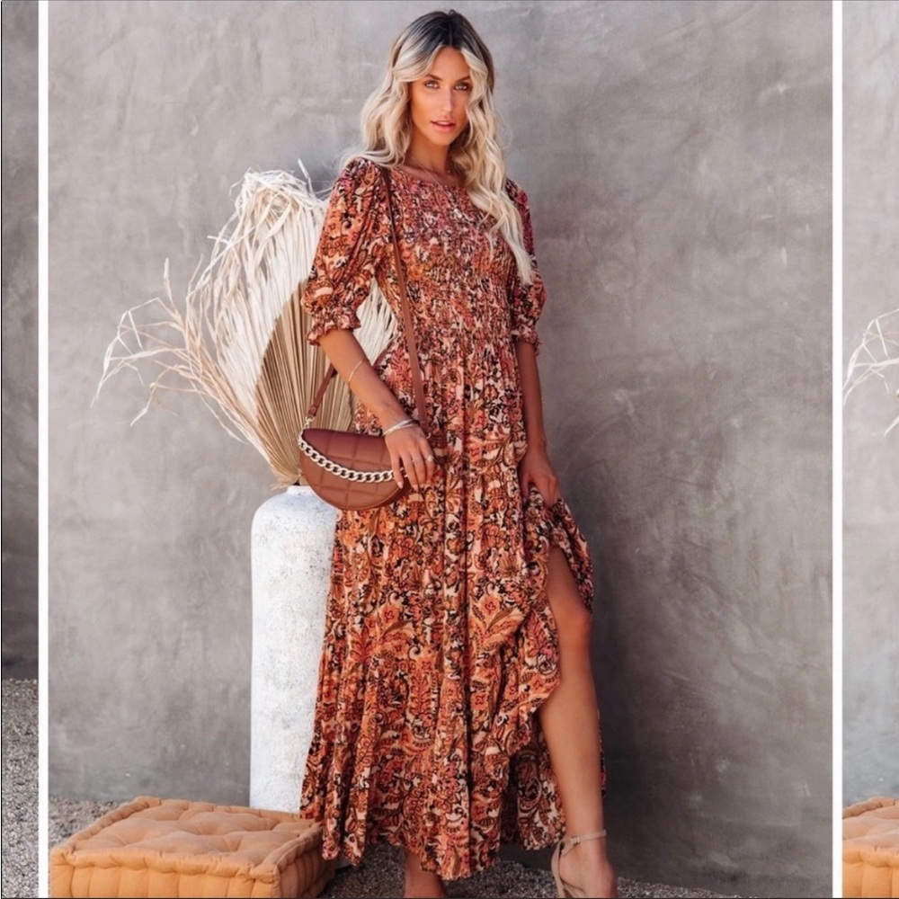 Beautiful floral maxi dress